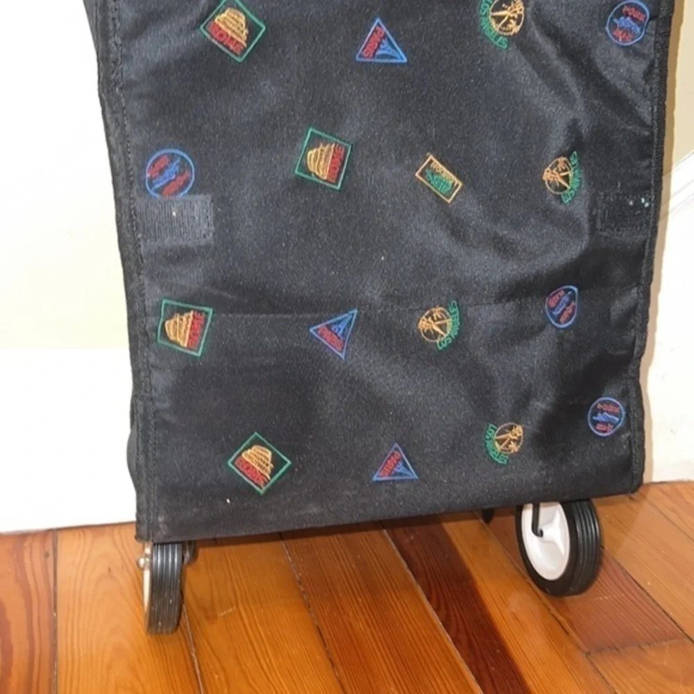 Black‎ Travel rolling luggage /shopping cart